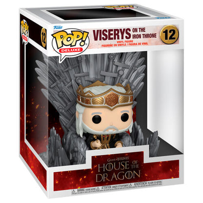 Funko POP! Television Deluxe Game Of Thrones House of the Dragon Viserys on the Iron Throne #12