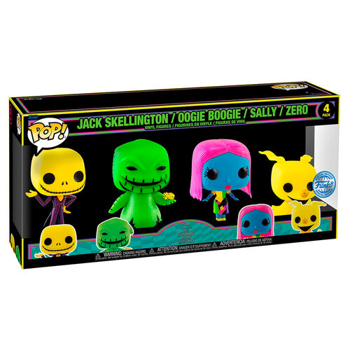 Funko Pop! Disney Nightmare Before Christmas Exclusive 4 Pack