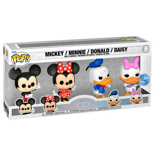 Funko Pop! Disney 100th Anniversary Disney Classic Exclusive 4 Pack