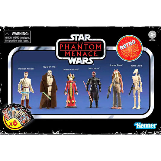 Hasbro Set de figuras Phantom Menace Star Wars 9,5cm