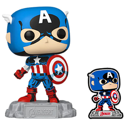 ¡Funko Pop! Marvel Vengadores Capitán América Exclusivo #1290