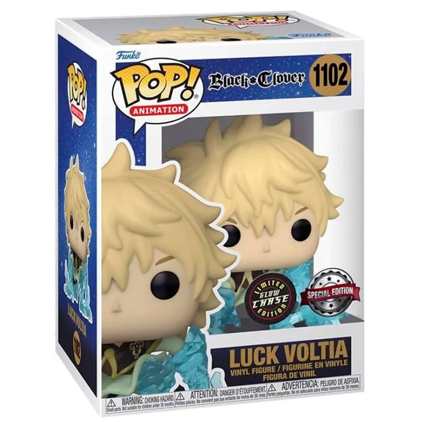 Funko Pop! Black Clover Luck Voltia Exclusive Chase #1102