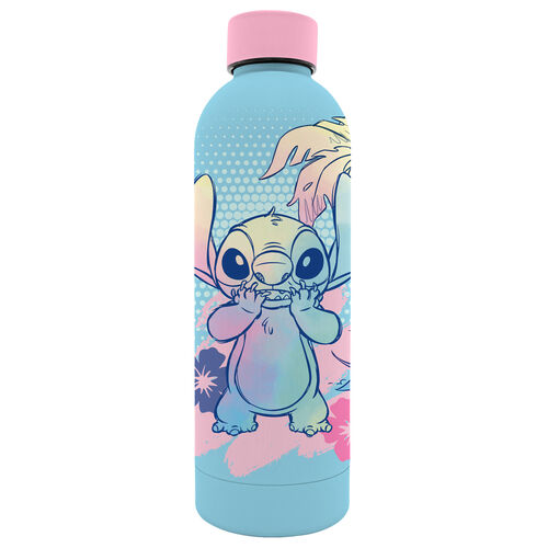 Botella de acero inoxidable Disney Stitch de 500 ml con licencia infantil