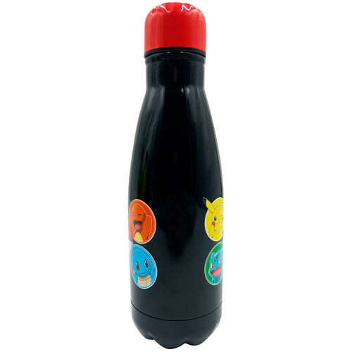 Botella de acero inoxidable Pokémon con licencia para niños de 500 ml
