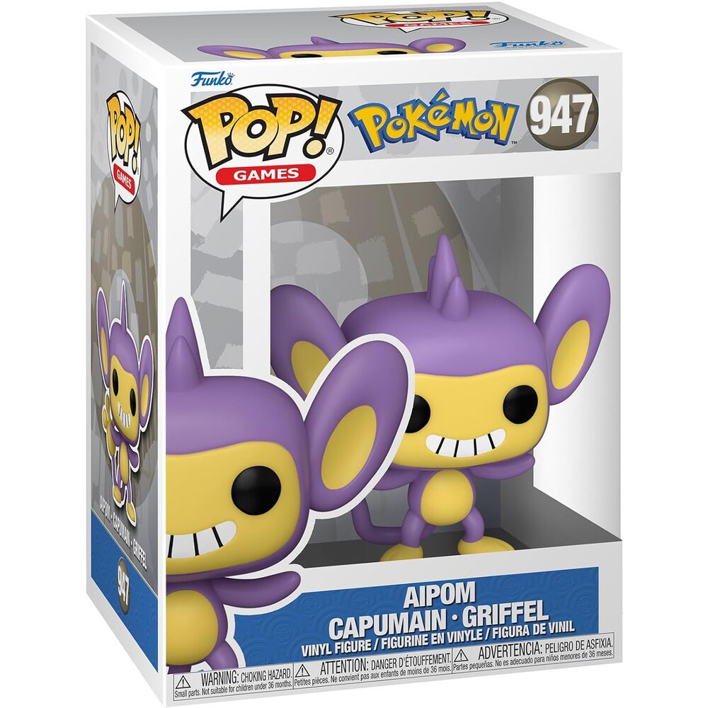 ¡Funko Pop! Pokémon Aipom #947