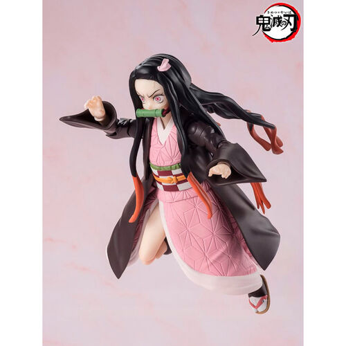 Tamashii Nations Demon Slayer Kimetsu no Yaiba Tanjiro Nezuko S.H Figuarts figure 13cm