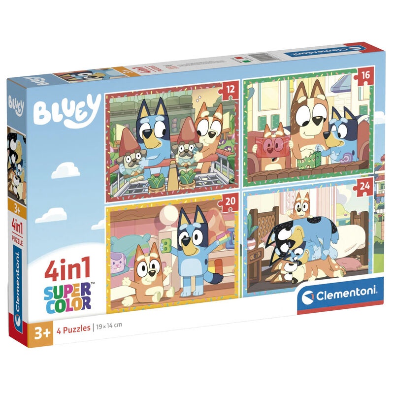 Clementoni Puzzle Bluey 12-16-20-24 peças