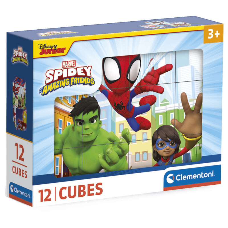 Clementoni Puzzle cubo Spidey Marvel 12 peças