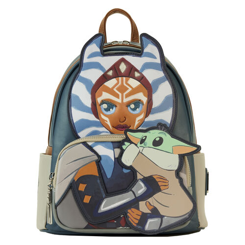 Mochila Loungefly Star Wars the Mandalorian Ahsoka & Grogu backpack 26cm