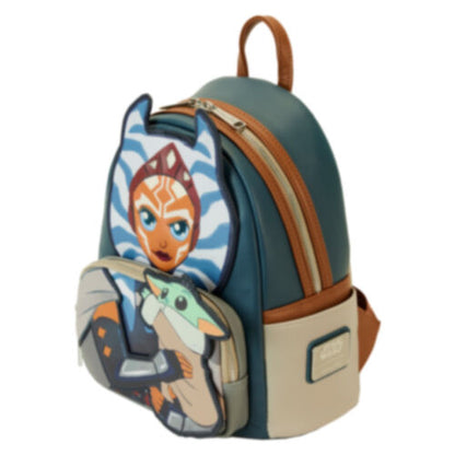 Mochila Loungefly Star Wars the Mandalorian Ahsoka & Grogu backpack 26cm