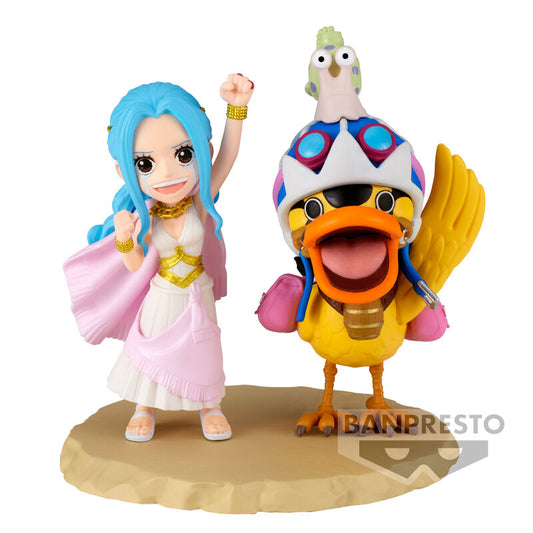 Banpresto Figura world collectable Log Series Nefeltari Vivi & Karoo One Piece 7cm