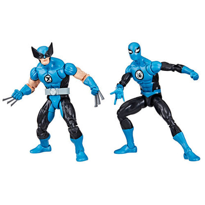 Hasbro Figura Marvel Fantastic four Wolverine Spiderman pack 2 figures 15cm