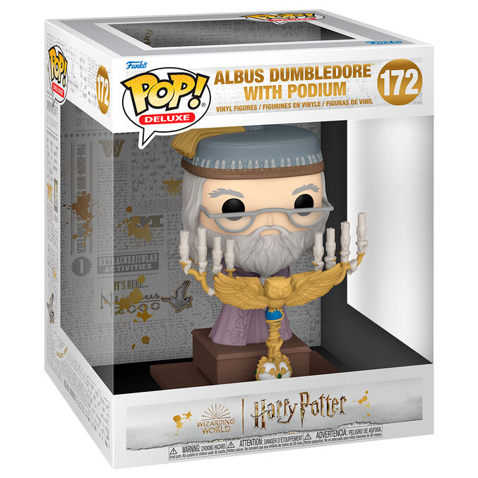 Funko POP! Movies Deluxe Harry Potter and the Prisoner of Azkaban - Dumbledore with Podium #172