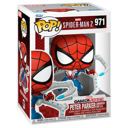 Funko Pop! Marvel Spiderman 2 Peter Parker Advanced Suit 2.0 #971