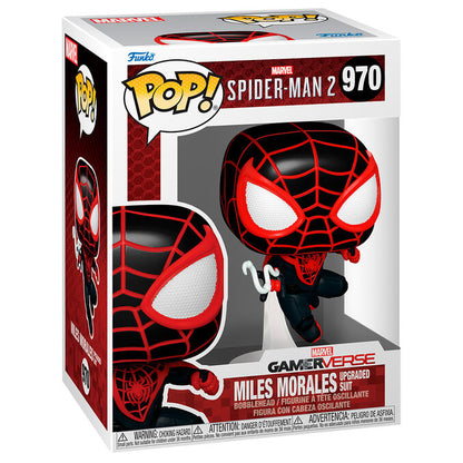 Funko Pop! Marvel Spiderman 2 Miles Morales Upgraded Suit #970