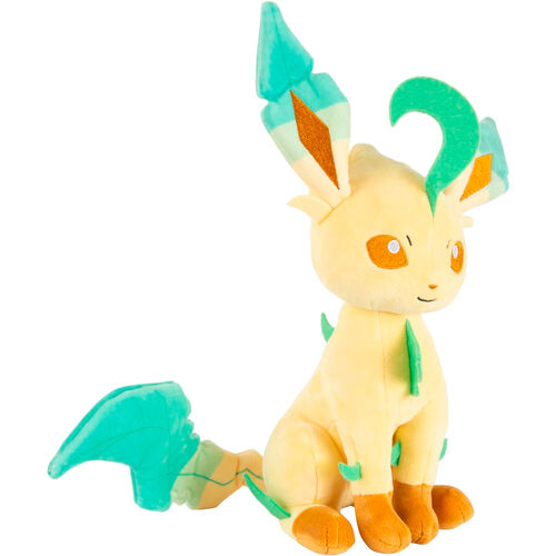 Peluche Pokémon Leafeon de Jazwares de 23 cm