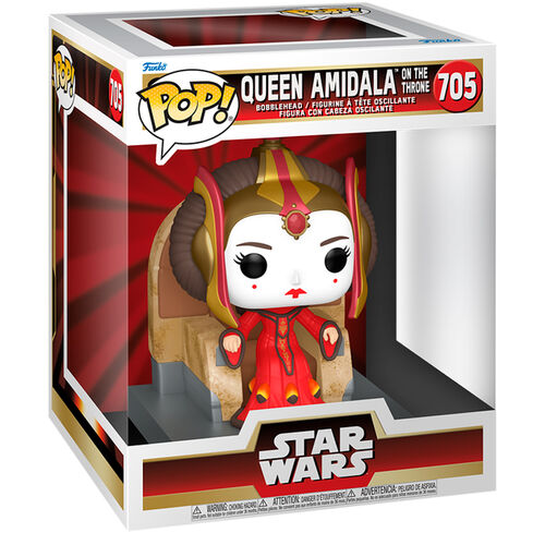 Funko POP! Movies Deluxe Star Wars Queen Amidala on the Throne #705