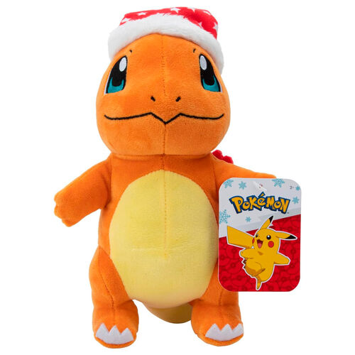 Jazwares Peluche Pokemon Christmas Charmander plush toy 20cm