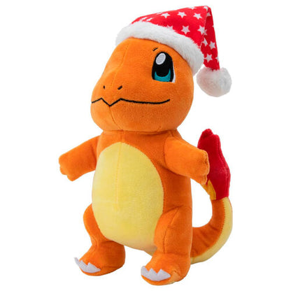 Jazwares Peluche Pokemon Christmas Charmander plush toy 20cm