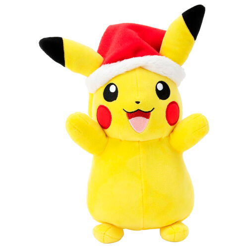 Jazwares Peluche Pokemon Christmas Pikachu plush toy 20cm