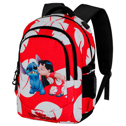 Karactermania Mochila Disney Stitch Kiss adaptable backpack 44cm