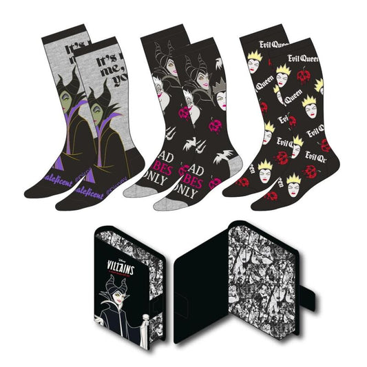 Cerdá Socks Pack 3 Disney Villains 41-45