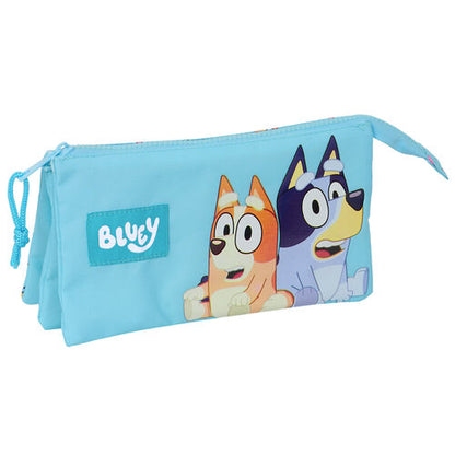 Safta Estojo Porta-tudo Bluey triplo
