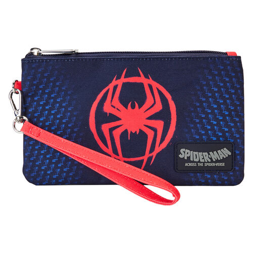 Carteira de pulso Loungefly Marvel Spider-Verse Miles Morales Suit pouch wristlet