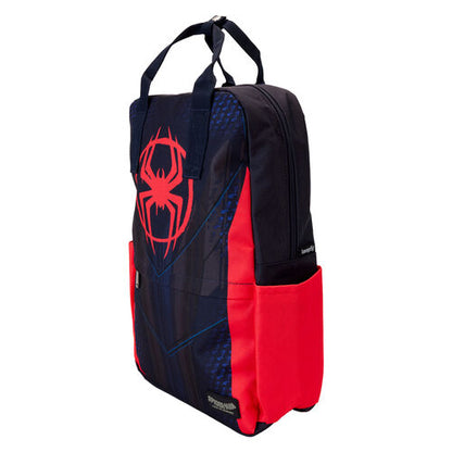 Mochila Loungefly Marvel Spider-Verse Miles Morales Suit nylon backpack 43cm