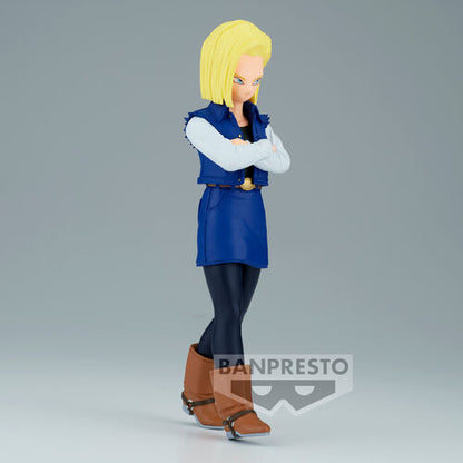 Banpresto Dragon Ball Z Android 18 Solid Edge Work figure 17cm