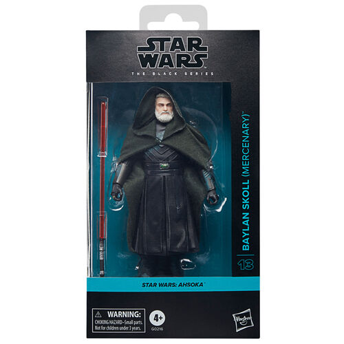 Figura de mercenaria Ahsoka Baylan Skoll de Hasbro Star Wars, 15 cm