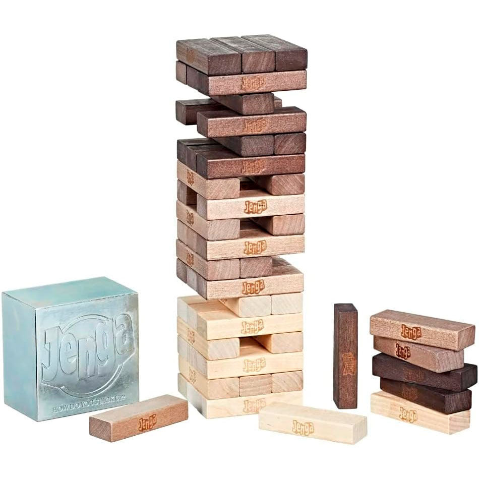 Hasbro Jenga Rustic Game