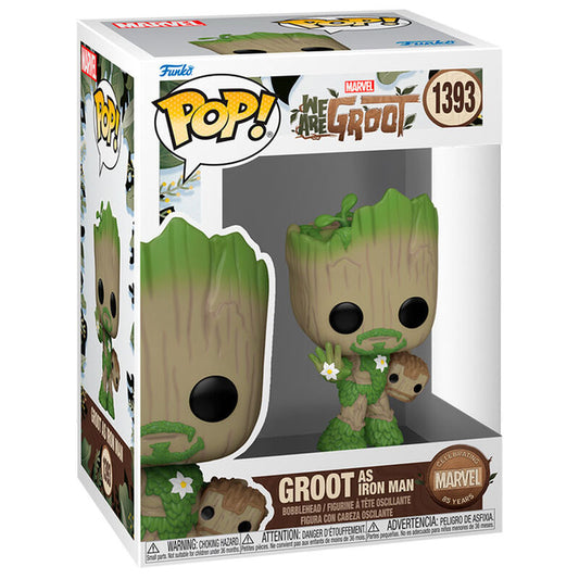 Funko Pop! Marvel I am Groot - Groot as Iron Man #1393