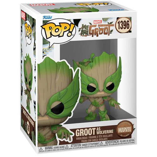 Funko Pop! Marvel I am Groot - Groot as Wolverine #1396