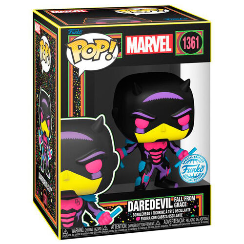 Funko Pop! Marvel Daredevil #1361 Black Light Special Edition