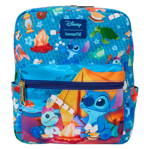 Mochila Loungefly Disney Stitch Camping Cuties