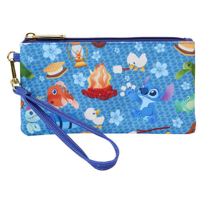 Carteira de Pulso Loungefly Disney Stitch Camping Cuties