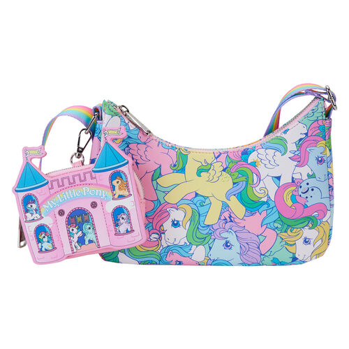 Mala a Tiracolo + Porta-moedas Loungefly My Little Pony Rainbow crossbody bag + coin bag