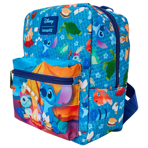 Mochila Loungefly Disney Stitch Camping Cuties