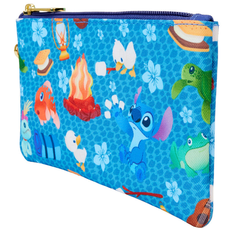 Carteira de Pulso Loungefly Disney Stitch Camping Cuties