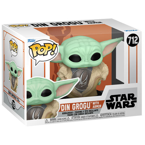 Funko POP! Star Wars The Mandalorian Din Grogu With Armor #712