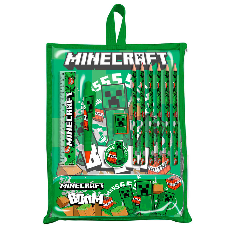 Kids Licensing Set papeleria Minecraft