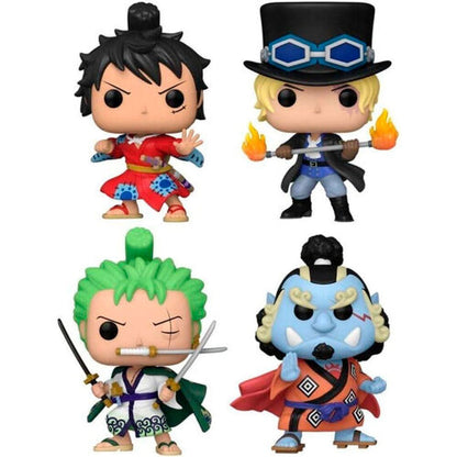 Funko Pop! One Piece Luffytaro / Sabo / Roronoa Zoro / Jinbe 4 Pack