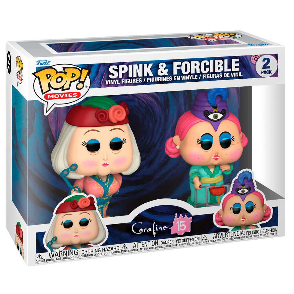 Funko POP! Movies Coraline Spink & Forcible 2Pack