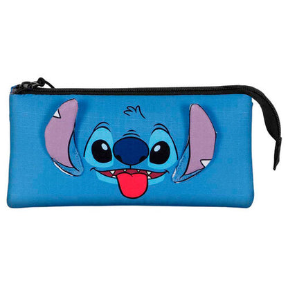 Karactermania Estojo Disney Stitch Tongue triple pencil case