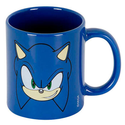 Taza con la cara de Sonic the Hedgehog de KaracterMania