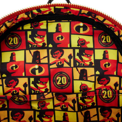 Mochila Loungefly Disney Pixar The Incredibles 20th Anniversary backpack 30cm