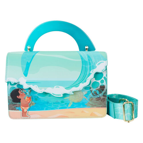 Mala de ombro Loungefly Disney Vaiana Moana Ocean Waves shoulder bag