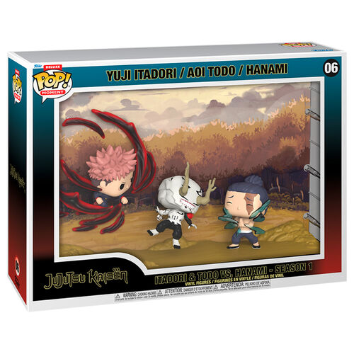 Funko Pop! Moment Deluxe Animation Jujutsu Kaisen Itadori & Todo VS Hanami #06