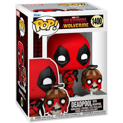 Funko Pop! Marvel Deadpool & Wolverine Deadpool with Headpool #1400